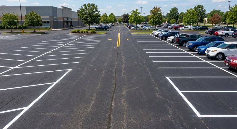 Asphalt Painting in Suwanee, GA