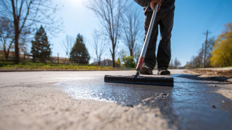 Asphalt Slurry Sealing in Greenville, SC