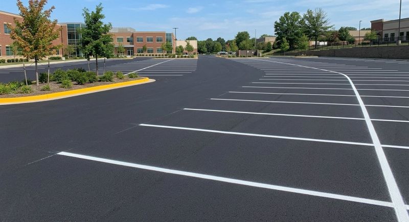 Asphalt Striping in Lawrenceville, GA