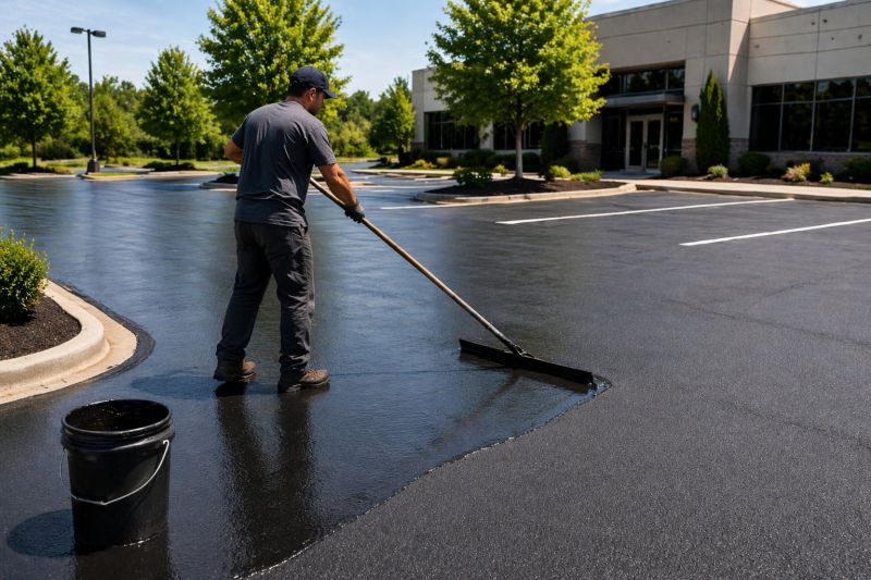 Church Parking Lot Sealcoating in San Antonio, TX