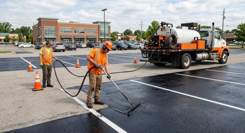 Church Parking Lot Sealcoating in Tampa, FL