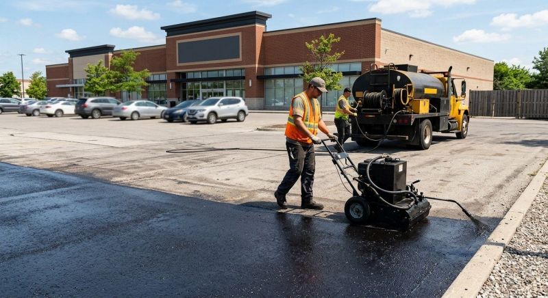 Church Parking Lot Sealcoating in Tampa, FL