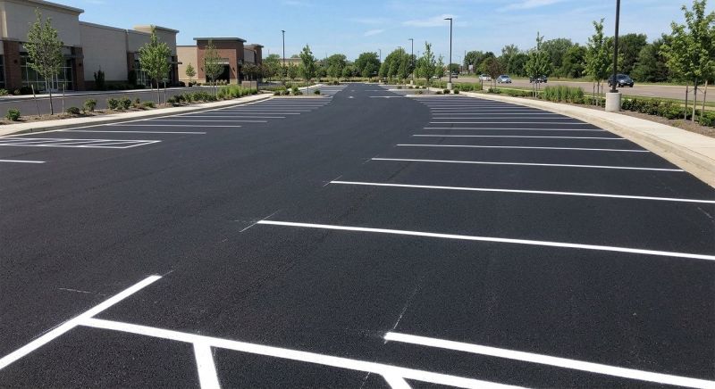 Church Parking Lot Striping in Alpharetta, GA