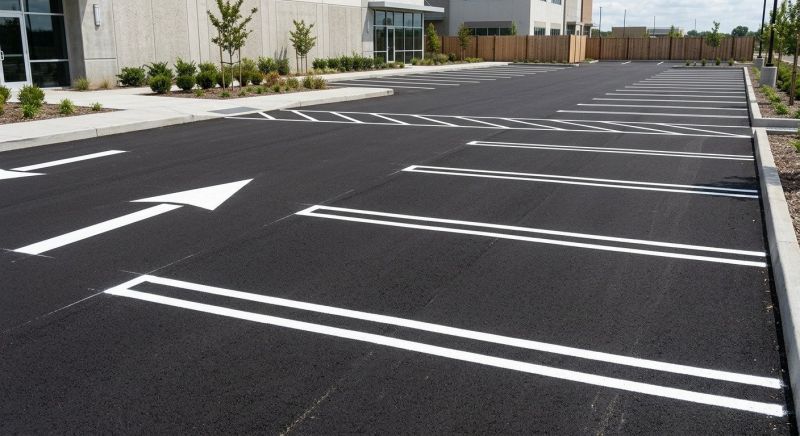 Commercial Asphalt Painting in Alpharetta, GA