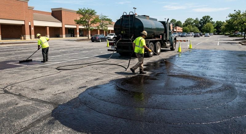 Commercial Asphalt Sealing in Greenville, SC