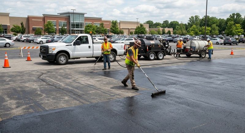Commercial Parking Lot Sealing in Fort Collins, CO
