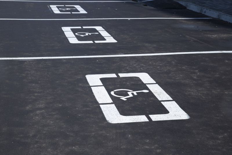 Disability Parking Marking in Alpharetta, GA