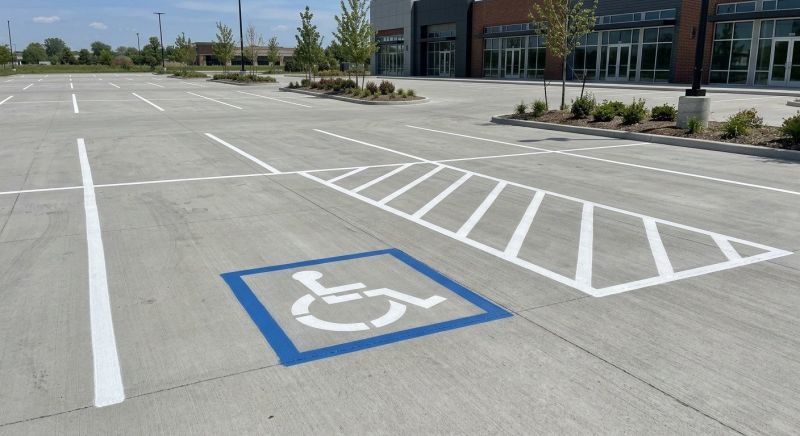 Parking Garage Striping in Lawrenceville, GA