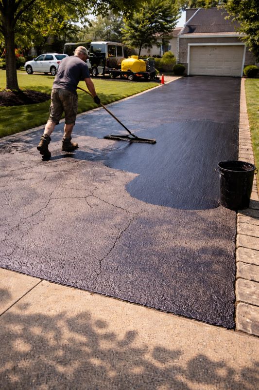 Residential Asphalt Sealing in Greenville, SC