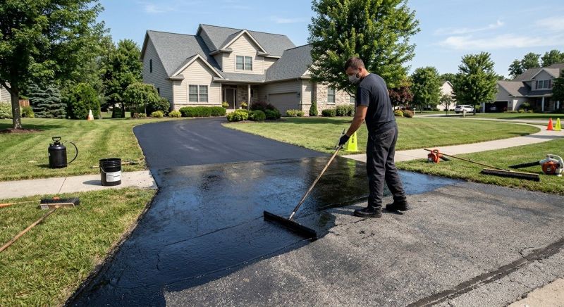 Residential Driveway Sealcoating in Fort Myers, FL