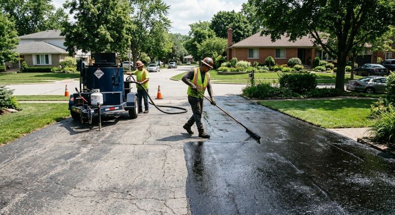 Tar Driveway Sealing in Sarasota, FL